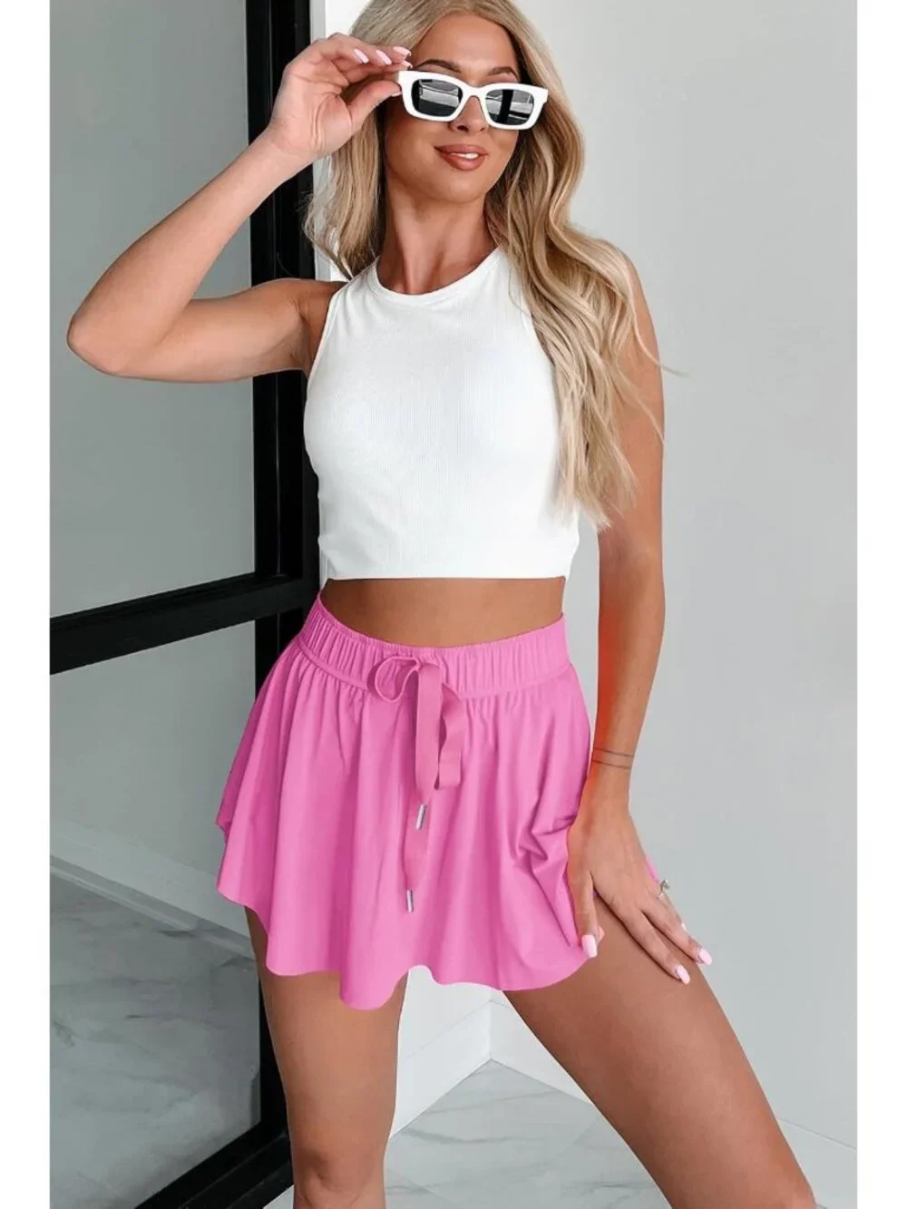 Women's Athletic Tennis Skirt - Casual Workout Mini Skorts for Active Lifestyle